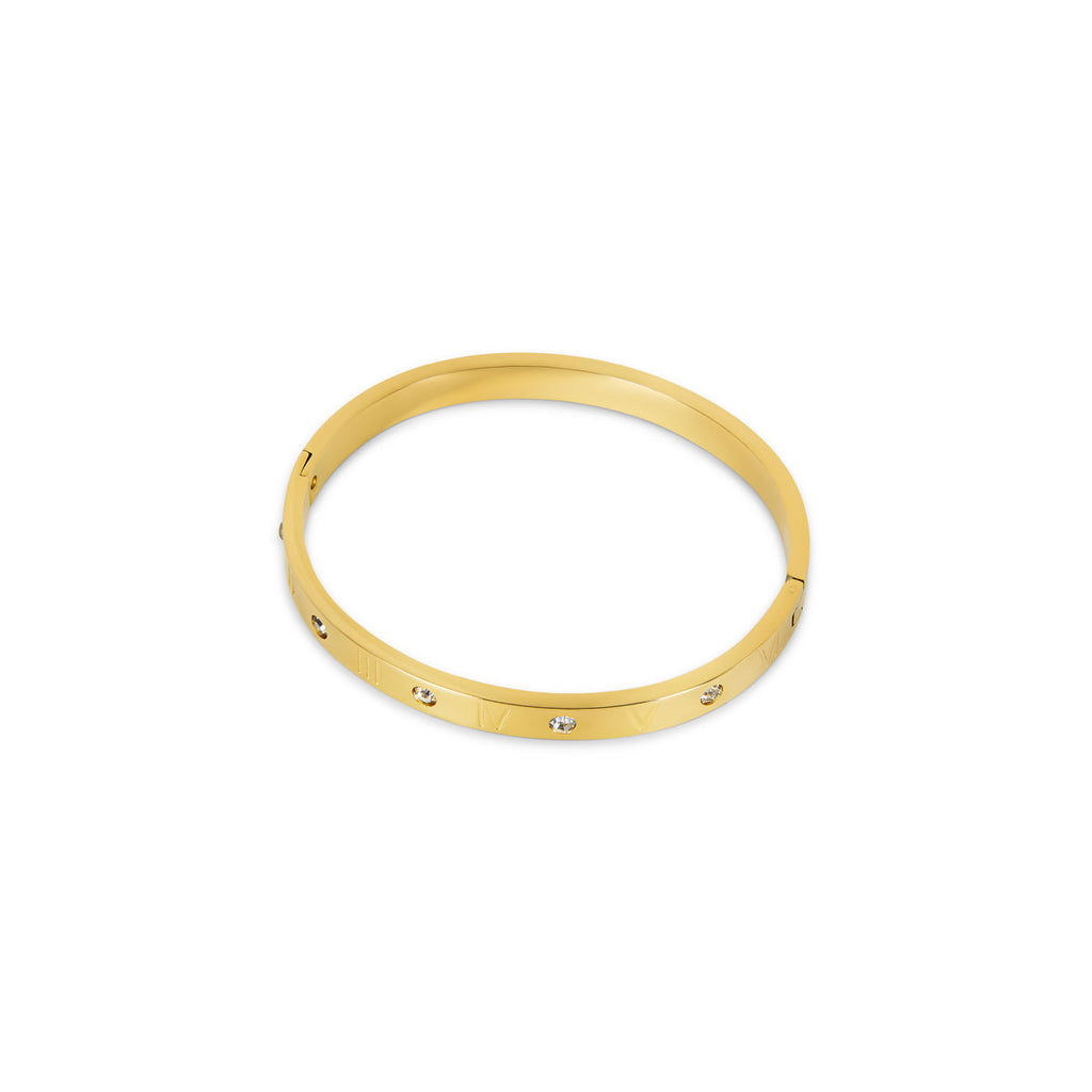 Numeral Stone Bangle